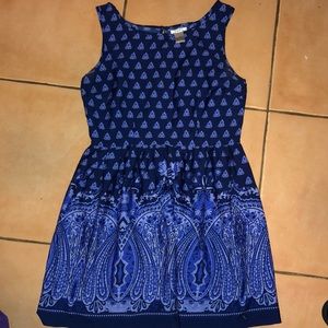 wmns mini blue dress size L